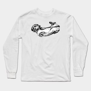 Cute Dachshund Sausage Dog Illustration Long Sleeve T-Shirt